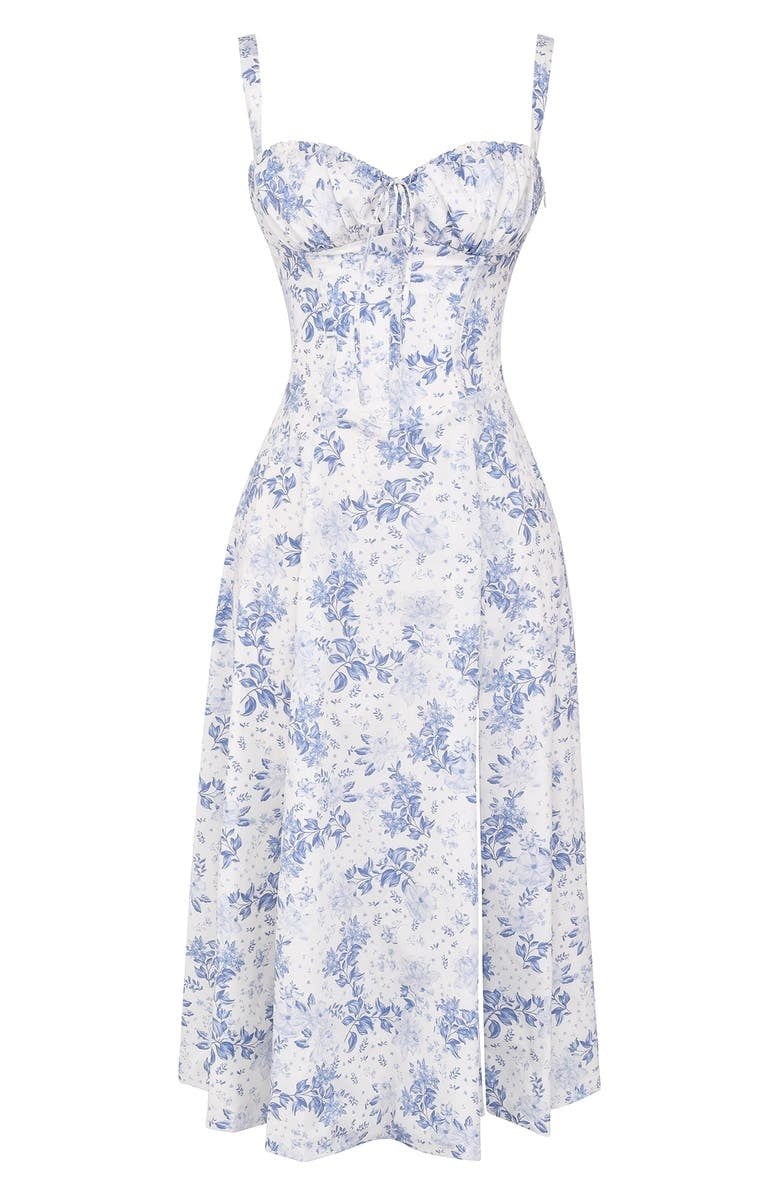 Amara™ - Florales Midi-Kleid