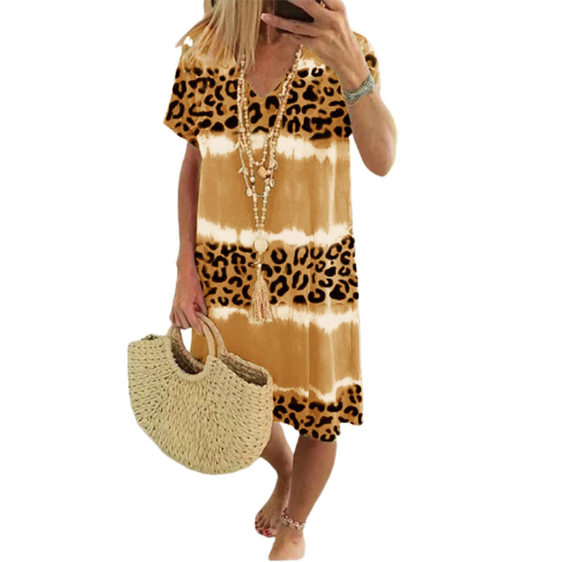 Irene™ - Leopard Sommerkleid