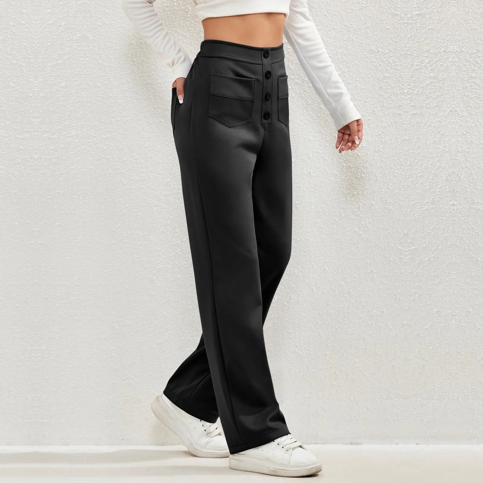 Zara™ - Elastische hochtaillierte Hose