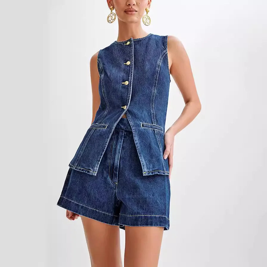 Donna™ - 2-teiliges Denim-Set