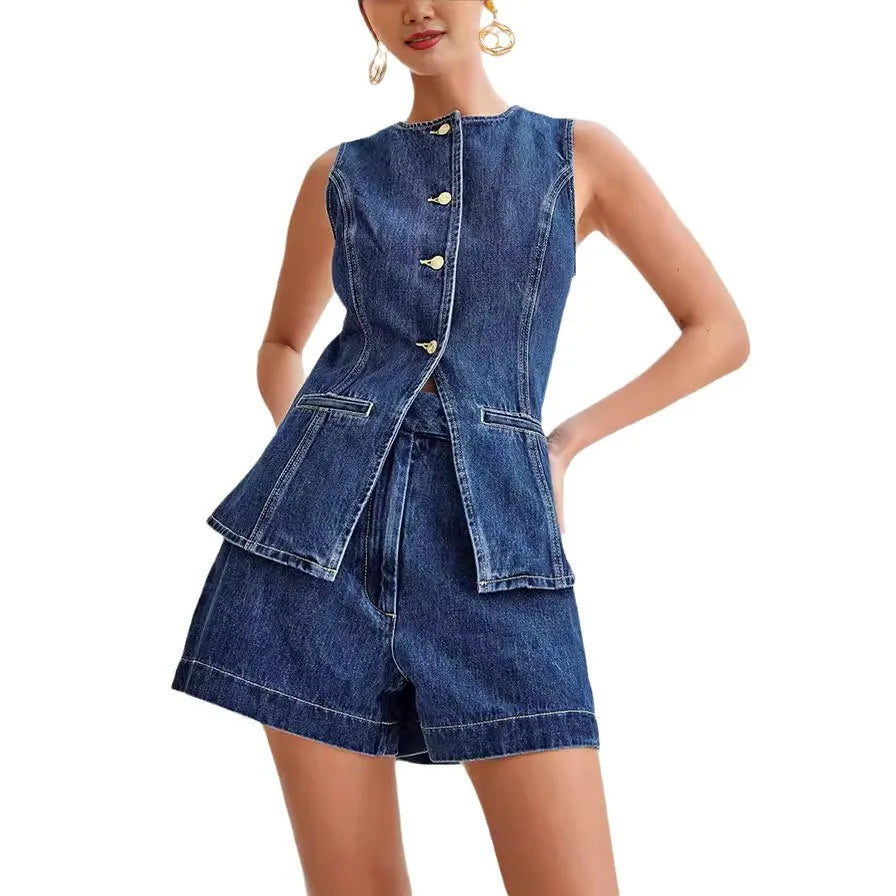 Donna™ - 2-teiliges Denim-Set